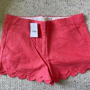 CrewCuts Bright Pink/Coral Scallop Shorts